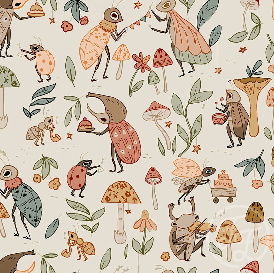 Family Fabrics | Insect Party 104-115 (by the full yard)