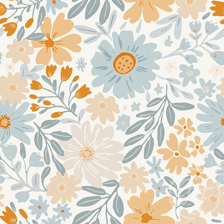 Family Fabrics | Mums Bouquet 104-123 (by the full yard)