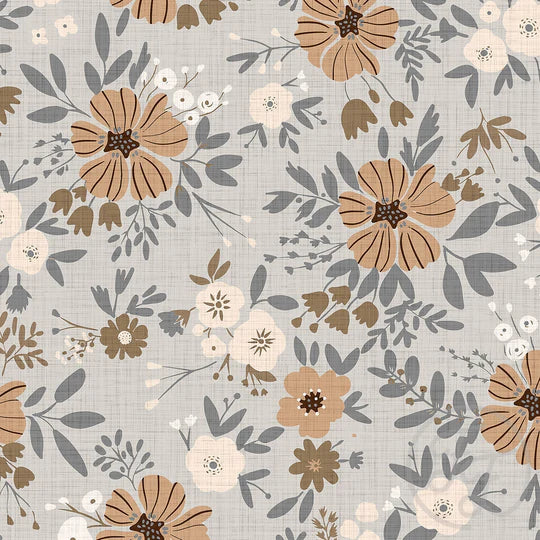 Family Fabrics | Neutral Floral 104-171 (by the full yard)