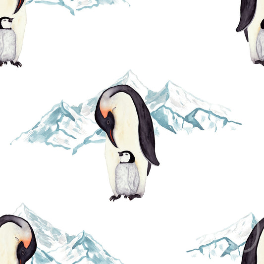 Family Fabrics | King Penguin 105-115 (by the full yard)