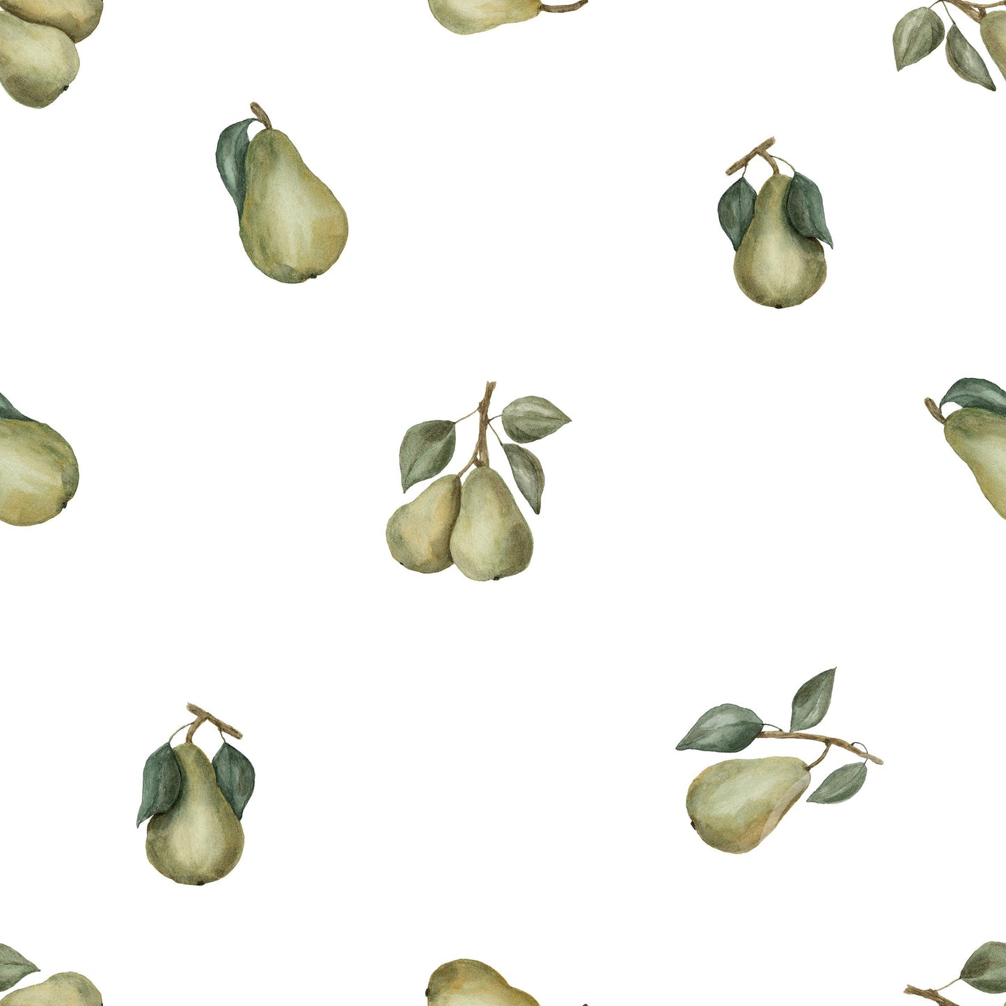 Family Fabrics | Pears 105-120 (by the full yard)