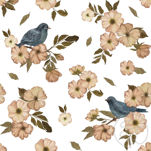 Family Fabrics | Birds & Flowers | 105-149 (by the full yard)