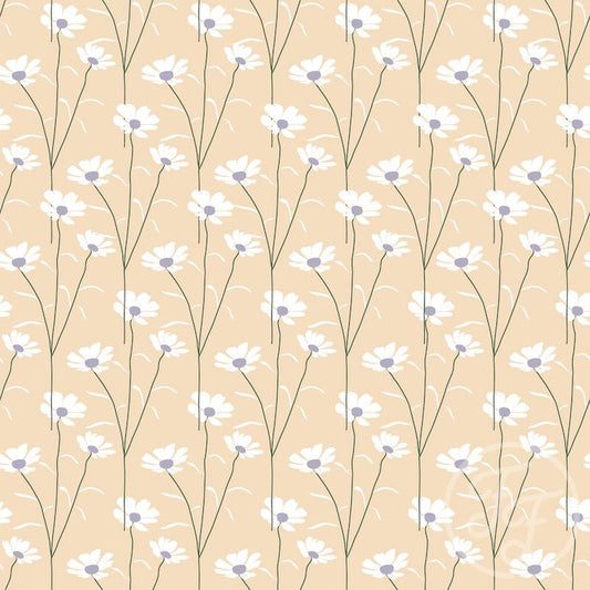 Family Fabrics | Ditsy Floral Yellow 106-111 (by the full yard)