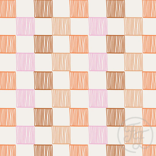 Family Fabrics | Checkerboard Love in Merino | 106-148 (by the full yard)