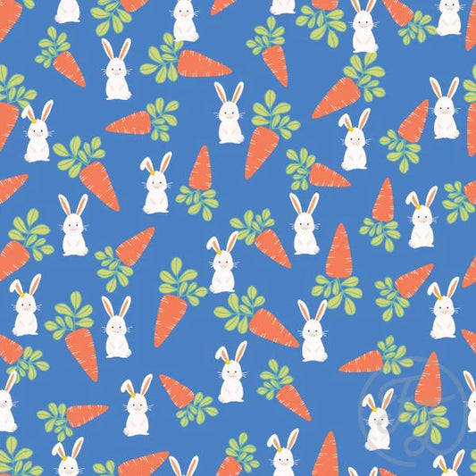 Family Fabrics | Carrot & Bunnies | 106-191 (by the full yard)