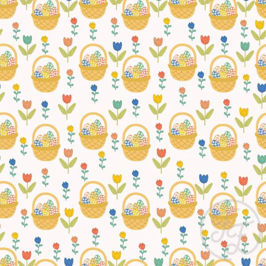 Family Fabrics | Easter Basket | 106-194 (by the full yard)