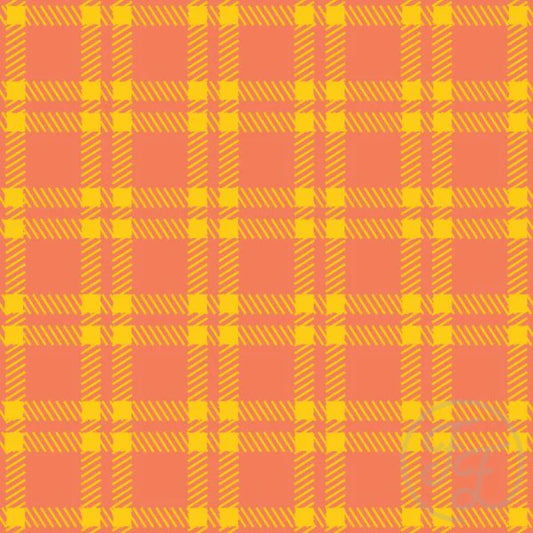 Family Fabrics | Plaid Yellow Checkered | 106-205 (by the full yard)
