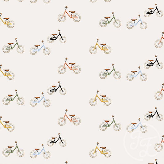 Family Fabrics | Bicycles 107-104 (by the full yard)