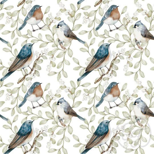 Family Fabrics | Birds and Branches | 109-101 (by the full yard)