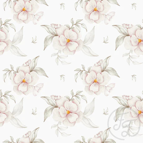 Family Fabrics | Pink Flowers | 109-106 (by the full yard)