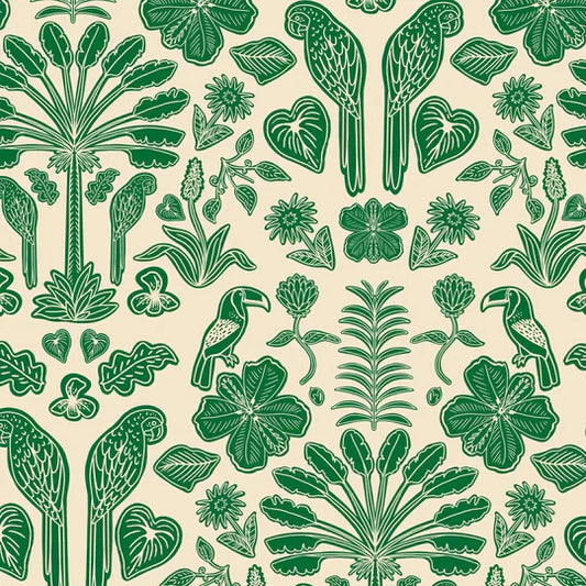 Family Fabrics | Tropical Mirror | 110-124 (by the full yard)