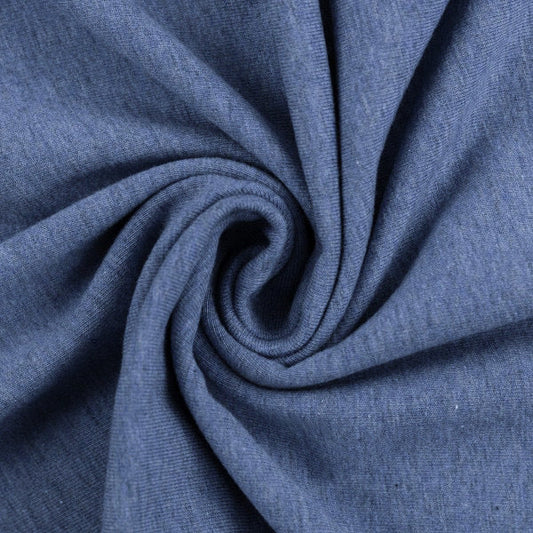Swafing (Heathered) | 1253 Blue | Jersey | BY THE HALF YARD