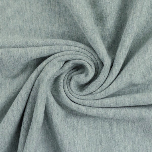 Swafing (Heathered) | 1263 mint Green | Brushed French Terry | BY THE HALF YARD