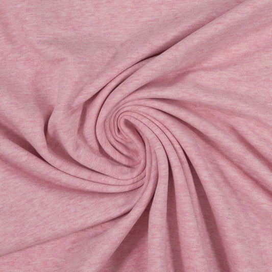 Swafing (Heathered) | 1432 (Pink) Rose | Jersey | BY THE HALF YARD