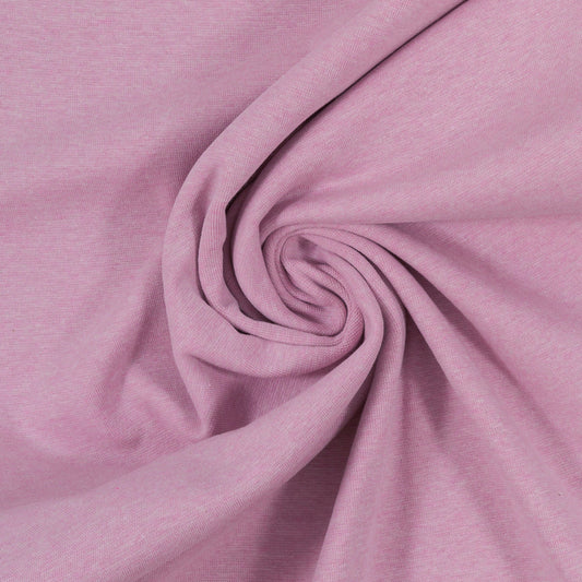 Swafing (Heathered) | 1434 (Purple) Rose | Brushed French Terry | BY THE HALF YARD