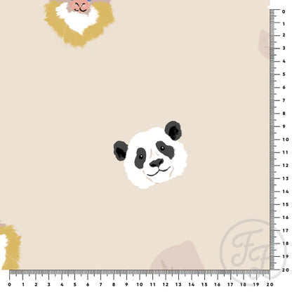 IN STOCK (LIMITED TIME) Family Fabrics | Animal Mix 200-101 | Jersey 220gsm BY THE HALF YARD