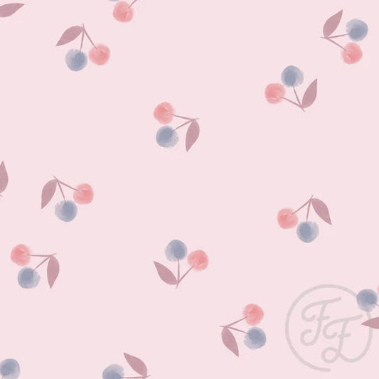 Family Fabrics | Cherries Pink 100-1561 (by the full yard)