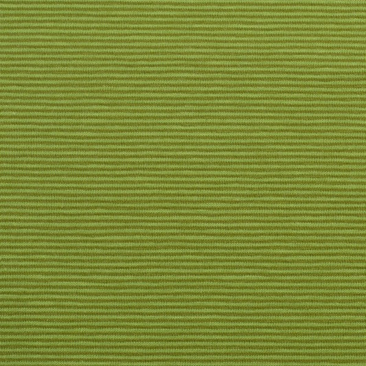 Swafing (Stripes 2mm) | 602604 Kiwi | Smooth Ribbing (tubular) | BY THE HALF YARD