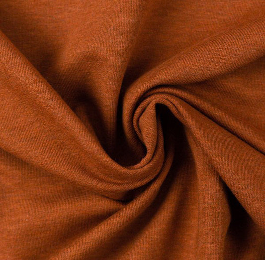 Swafing (Heathered) | 1714 Terracotta | French Terry | BY THE HALF YARD