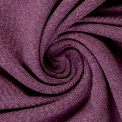Swafing (Heathered) | 1646 Purple | Brushed French Terry | BY THE HALF YARD
