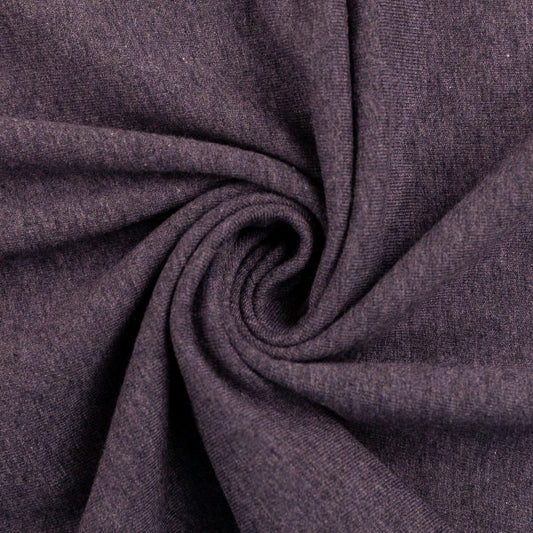Swafing (Heathered) | 1648 Violet | Brushed French Terry | BY THE HALF YARD