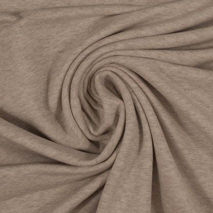Swafing (Heathered) | 1173 Beige | Brushed French Terry | BY THE HALF YARD