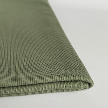 American Milled | Olivine | 2x1 Rib | Organic (BY THE HALF YARD)