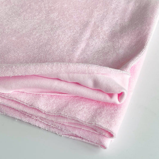 Euro Toweling | Light Pink | Towel French Terry "Sponge" | BY THE HALF YARD