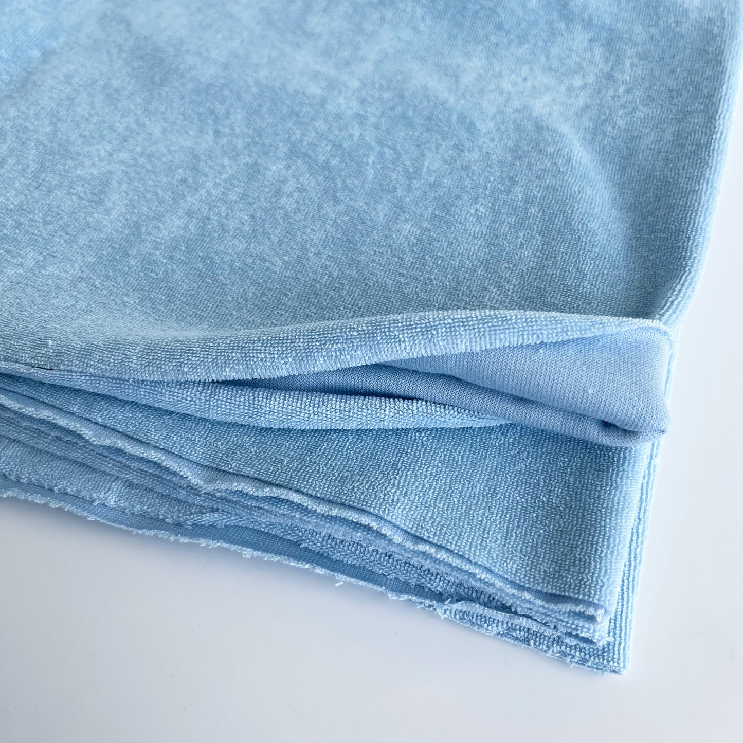 Euro Toweling | Ice Blue | Towel French Terry "Sponge" | BY THE HALF YARD
