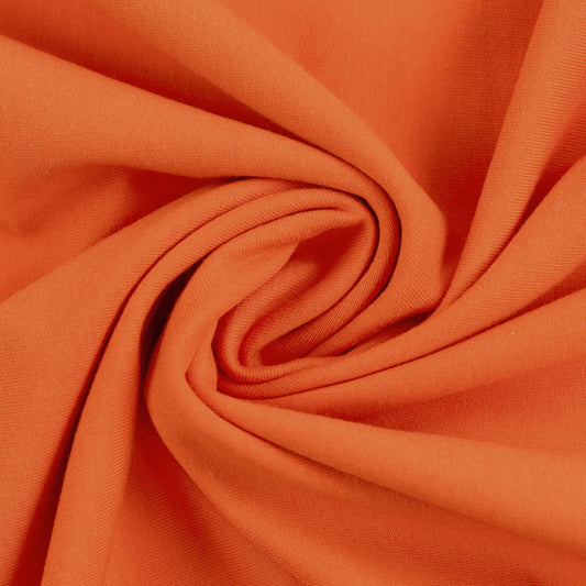 Swafing (Solid) | 0424 Orange | Brushed French Terry | BY THE HALF YARD