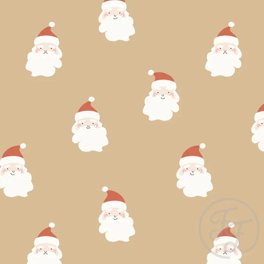 Family Fabrics | Santa Small Toffee | 100-1857 (by the full yard)