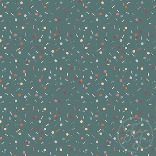 Family Fabrics | Confetti Jade | 100-1802 (by the full yard)