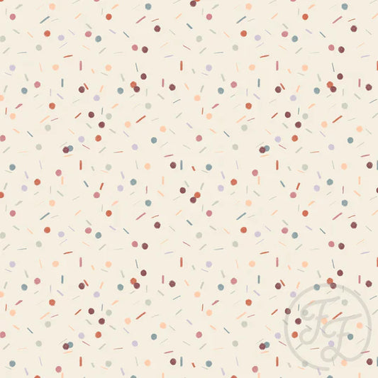 Family Fabrics | Confetti Beige | 100-1801 (by the full yard)