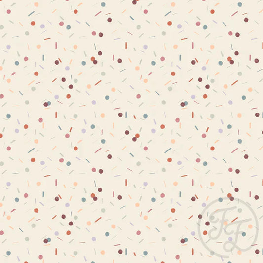 Family Fabrics | Confetti Beige | 100-1801 (by the full yard)
