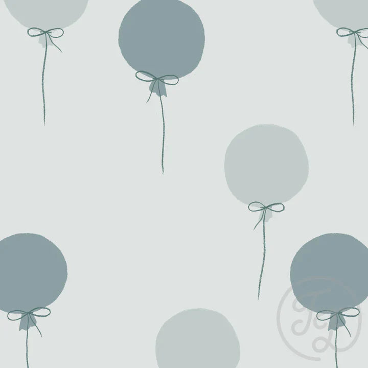 Family Fabrics | Balloons Big Blue 100-1971 | (by the full yard)