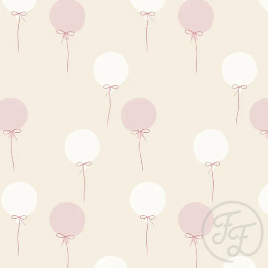 Family Fabrics | Balloons Small Pink 100-1968 | (by the full yard)