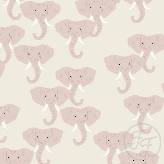 IN STOCK (LIMITED TIME) Family Fabrics | Elephant Beige 200-107 | Jersey 220gsm BY THE HALF YARD