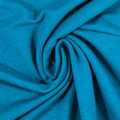 Swafing (Heathered) | 1748 (Blue) Teal | French Terry | BY THE HALF YARD