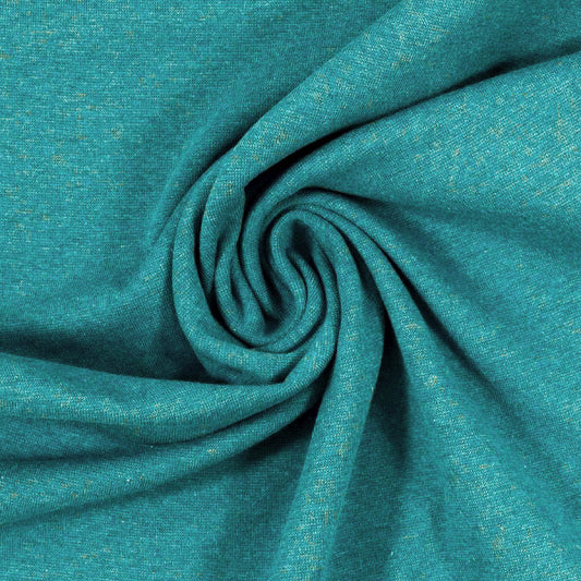 Swafing (Heathered) | 1747 (Green) Teal | French Terry | BY THE HALF YARD