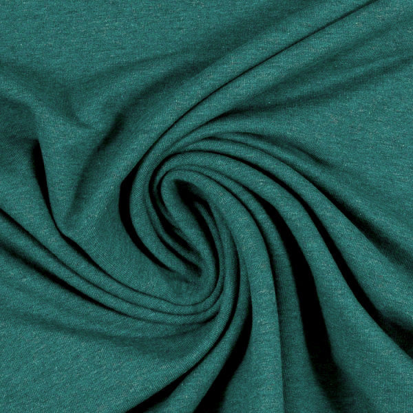 Swafing (Heathered) | 1563 Dark Green | French Terry | BY THE HALF YARD