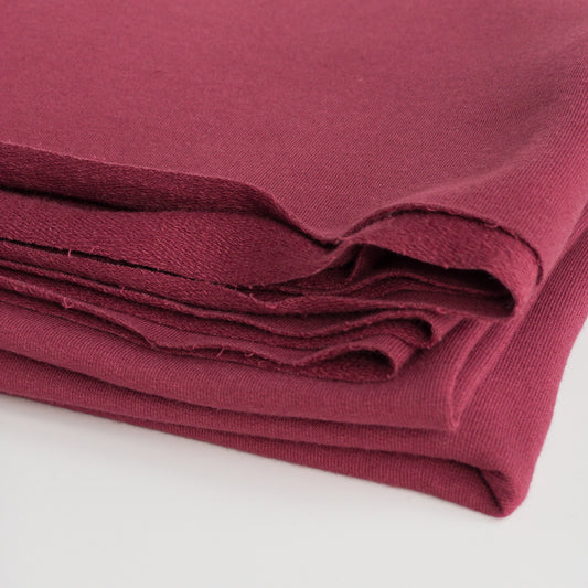 American Milled | Cabernet | French Terry | Organic (BY THE HALF YARD)