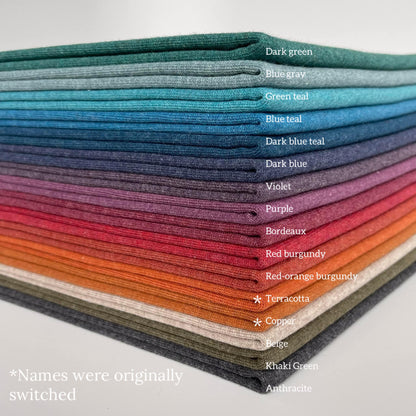 Swafing (Heathered) | 1646 Purple | Brushed French Terry | BY THE HALF YARD