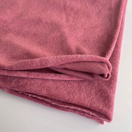 Euro Toweling | Old Pink | Towel French Terry "Sponge" | BY THE HALF YARD