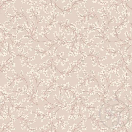 Family Fabrics | Chintz Leaves Beige | 100-1778 (by the full yard)