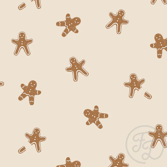 Family Fabrics | Gingerbread Man | 100-1817 (by the full yard)