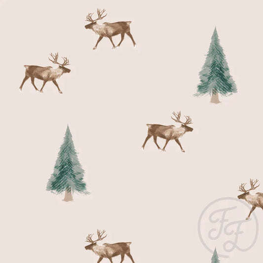 Family Fabrics | Reindeer | 100-1844 (by the full yard)