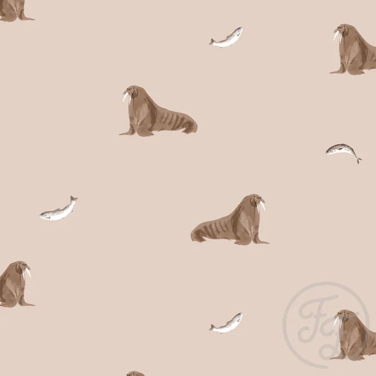 Family Fabrics | Walrus Taupe | 100-1871 (by the full yard)