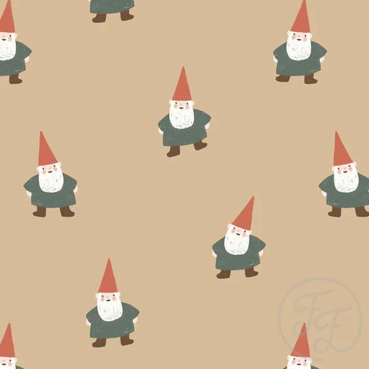 Family Fabrics | Christmas Gnome Big Toffee | 100-1797 (by the full yard)