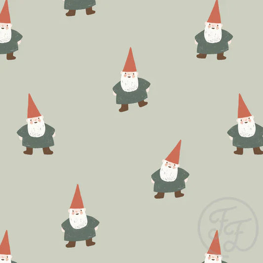Family Fabrics | Christmas Gnome Big Green | 100-1795 (by the full yard)