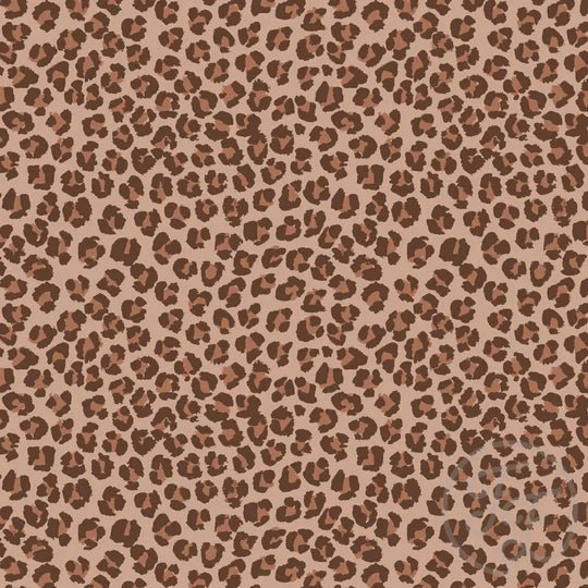 Family Fabrics | Leopard Spots Brown Small | 100-1884 (by the full yard)